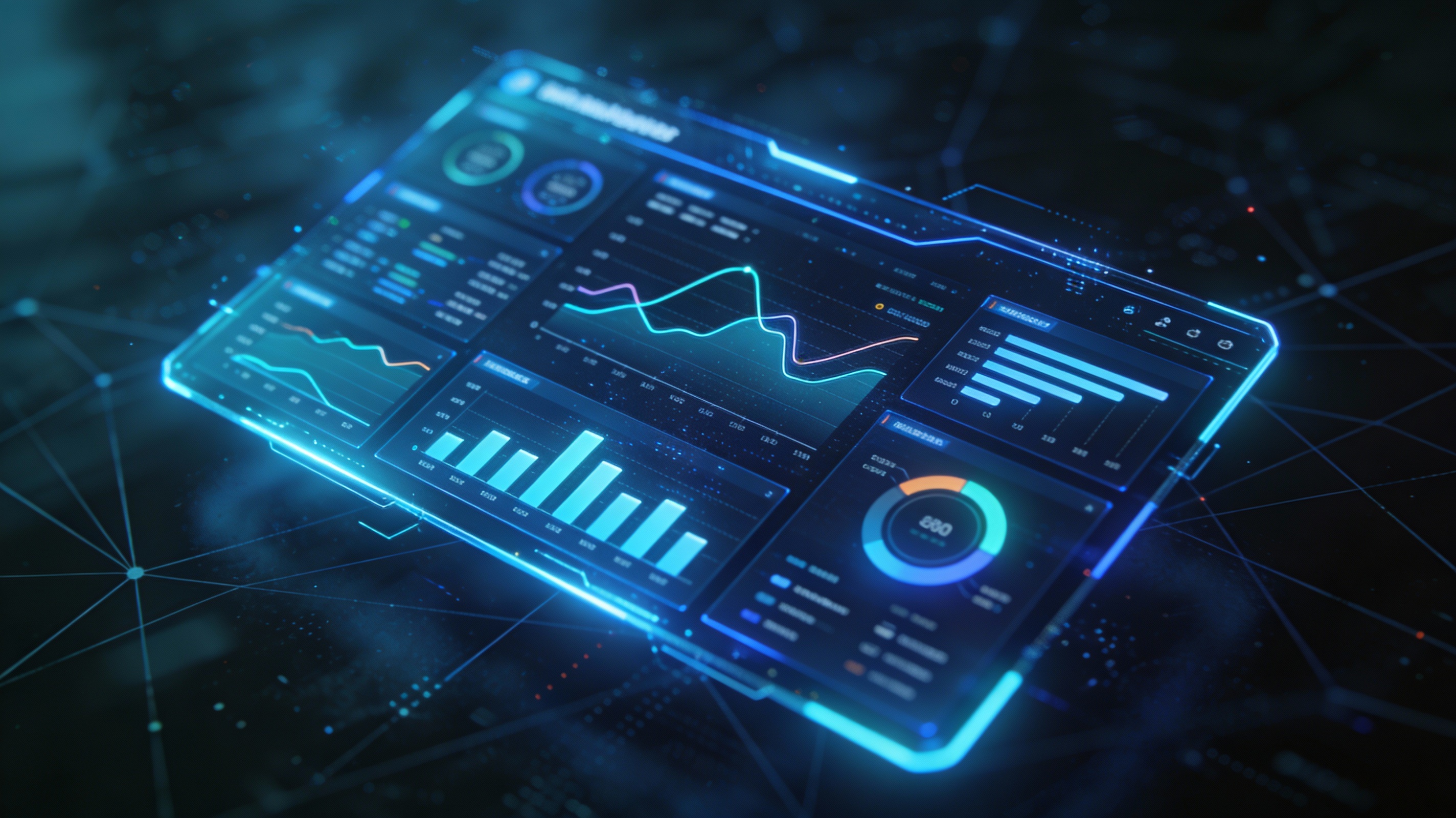Modern Data Analytics Dashboard with real-time metrics and charts